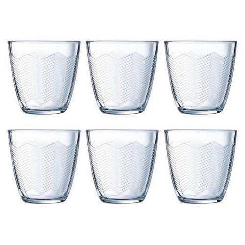 SET 6 VASOS LUMINARC CONCEPTO CHEVRON 31CL
